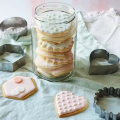 SCRAPCOOKING Emporte Pièce - Découpoir Pâtisserie|Emporte-Pièces pour Biscuits en Inox (x4)