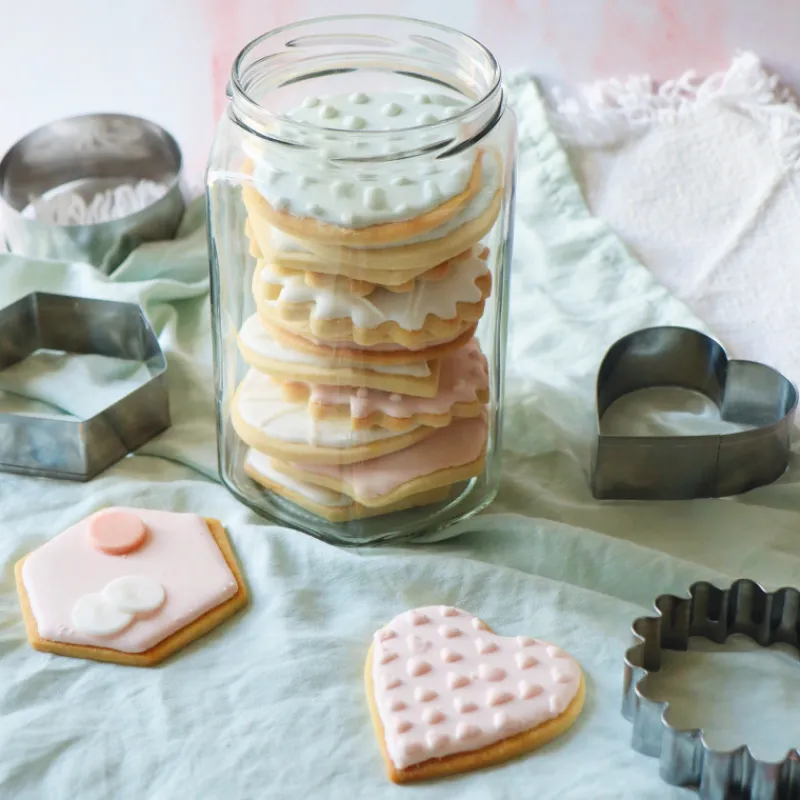 SCRAPCOOKING Emporte Pièce - Découpoir Pâtisserie|Emporte-Pièces pour Biscuits en Inox (x4)