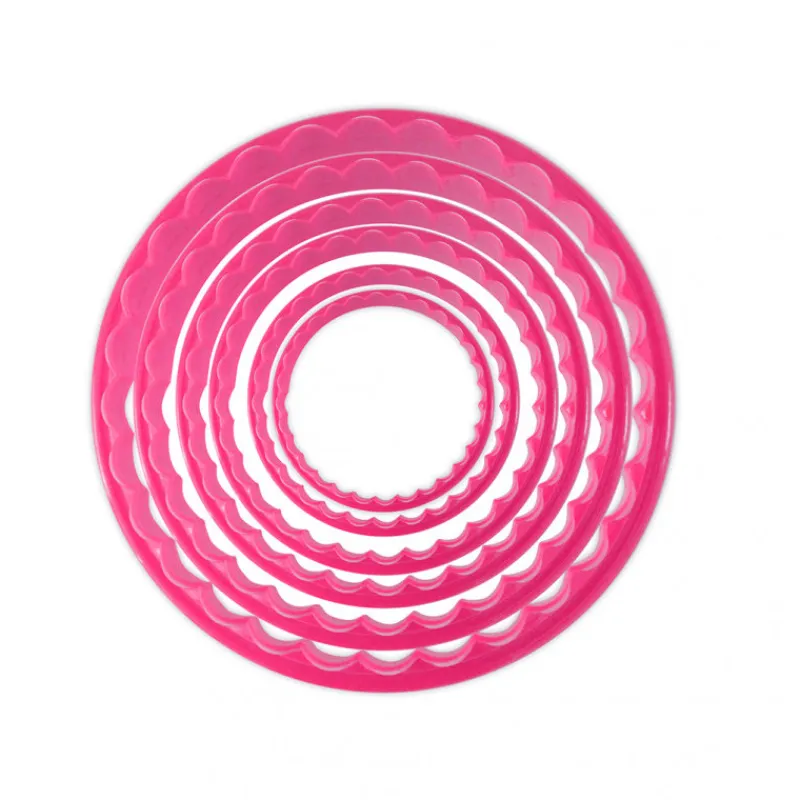 SCRAPCOOKING Emporte Pièce - Découpoir Pâtisserie|Emporte-Pièces Ronds Cannelés et Lisses (x6)