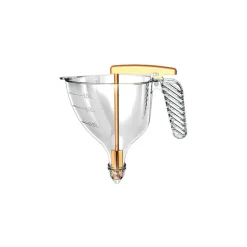 MATFER Entonnoir À Piston|Entonnoir Automatique 150 cl Transparent avec support