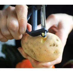 OPINEL Eplucheurs, Dénoyauteur|Eplucheur en Polymère Bleu T-duo