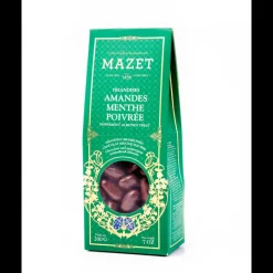 MAZET Chocolats À Offrir|Confiserie|Etui Pincé Friandises Amandes Menthe Poivrée 200 g