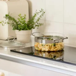 MASTRAD Faitout|Faitout en Verre avec Couvercle 20 x H 11 cm Belissam