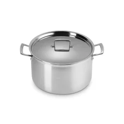 LE CREUSET Faitout|Faitout Inox 28 cm avec Couvercle