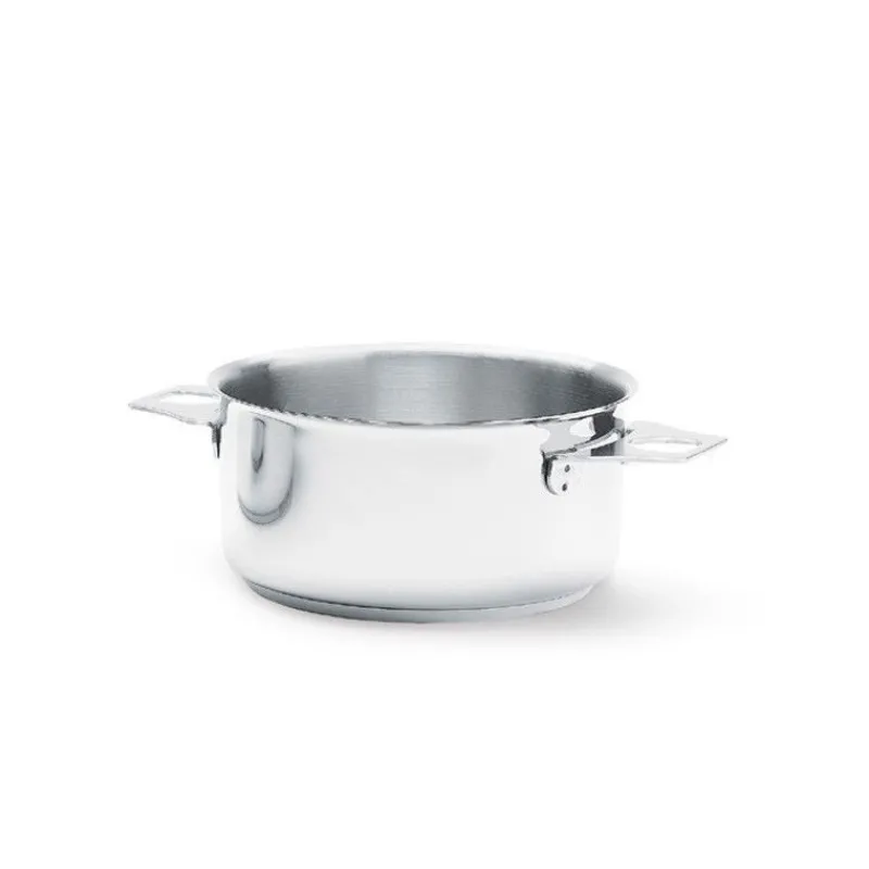 DE BUYER Casseroles|Faitout tout Inox sans Queue Ø 28 cm Twisty