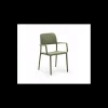 NARDI Mobilier Terrasse Restaurant|Fauteuil en Polypropylène Bora Bistrot Agave