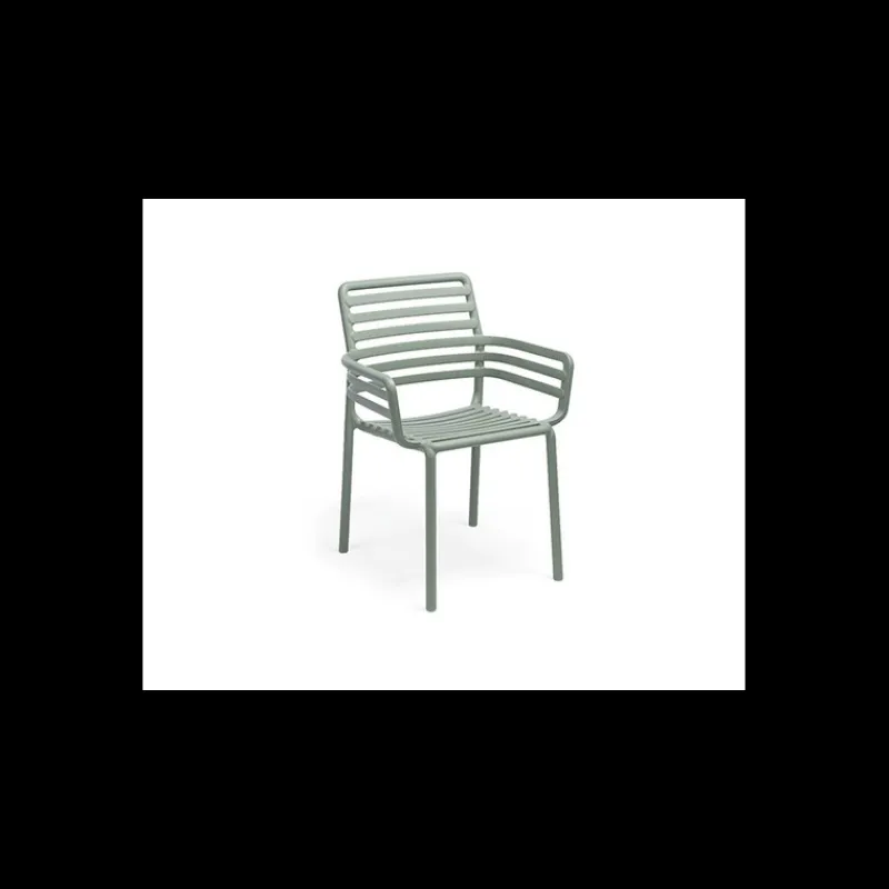 NARDI Mobilier Terrasse Restaurant|Fauteuil en Résine Doga Menthe
