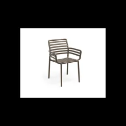 NARDI Mobilier Terrasse Restaurant|Fauteuil en Résine Doga Tabac