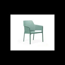 NARDI Mobilier Lounge|Salon De Jardin Professionnel|Fauteuil en Résine Vert d'Eau Net Relax