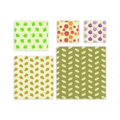 NUTS Conservation|Feuille Emballage Alimentaire Cire Abeille (x5)