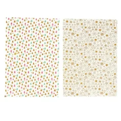 PATISDECOR Décoration Comestible|Feuille Transfert Chocolat Noël 17,5 x 27,5 cm (x4) Patisdécor