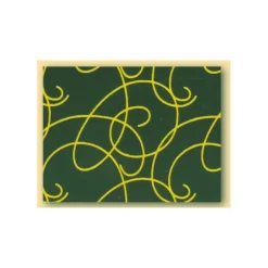 MALLARD FERRIERE Décoration Comestible|Feuilles de transfert chocolat arabesques jaunes 34 x 26,5 cm (x10)