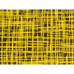 MALLARD FERRIERE Décoration Comestible|Feuilles de transfert chocolat lignes jaunes 34 x 26,5 cm (x10)