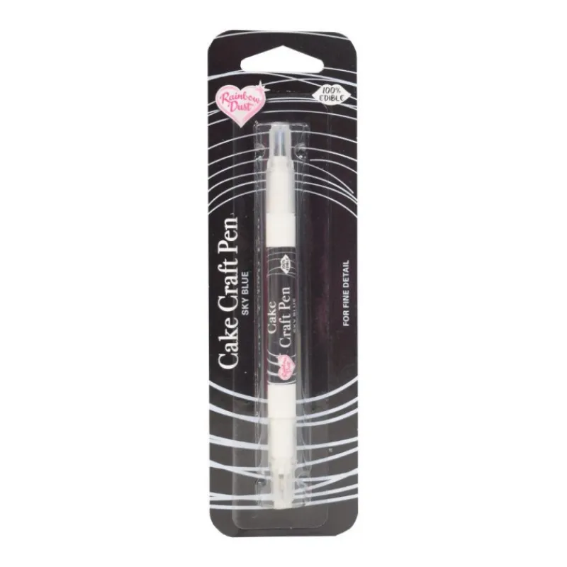 RAINBOW DUST Décoration Comestible|Feutre alimentaire Bleu ciel double mines