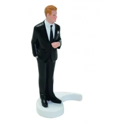 MALLARD FERRIERE Décoration Gâteau|Figurine Mariage Marié Blond 15 cm