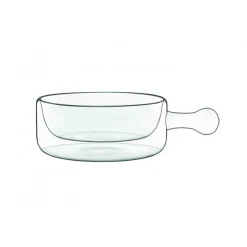 LUIGI BORMIOLI Servir, Présenter|FIN DE SERIE Casserole Verre Double Paroi 25 cl (x2) THERMIC GLASS