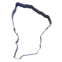 GOBEL Cercle À Patisserie|FIN DE SERIE Cercle Inox Pays Guyane 15 x 12 cm x H 3 cm