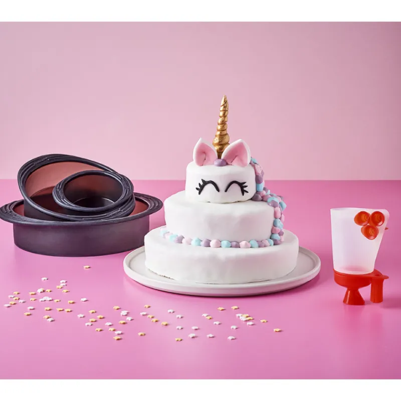 MASTRAD Moule Silicone|Moules À Gâteaux|FIN DE SERIE Coffret Gâteau Licorne