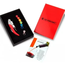 LE CREUSET Accessoires Vin|FIN DE SERIE Coffret Vin 3 pièces GS-142 Screwpull -