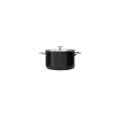 KITCHENAID Faitout|FIN DE SERIE Faitout Émaillé 24cm Noir Onyx