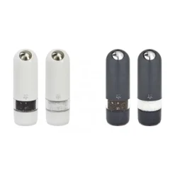 PEUGEOT Moulin|FIN DE SERIE Moulin à Sel Electrique Alaska 17 cm Gris Quartz