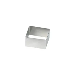 GOBEL Cercle À Patisserie|FIN DE SERIE Nonnette Inox Carré 3 cm x H 3 cm
