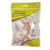 FLORENSUC Produits Bio|Décoration Comestible|Fleur Azyme Bio Rose Rose et Blanche 3 cm x20