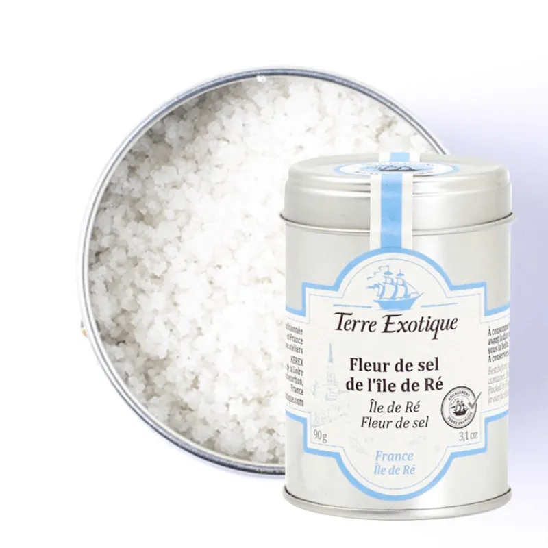 TERRE EXOTIQUE Sel|Fleur de Sel de l'Île de Ré 110 g