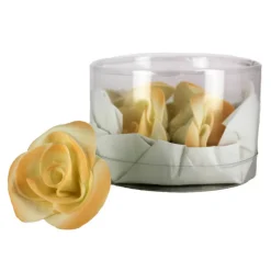 MALLARD FERRIERE Décoration Comestible|Fleur en sucre Roses - nuancées Pêches Ø5 cm (x5) Mallard Ferrière