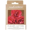 SCRAPCOOKING Décoration Comestible|Fleurs Azyme Roses Royales Rouges (x3)