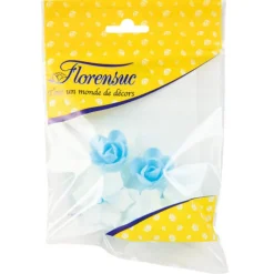 FLORENSUC Décoration Comestible|Fleurs de Jonquille bleue x5 - en Azyme