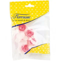 FLORENSUC Décoration Comestible|Fleurs de Jonquille rose x5 - en Azyme