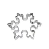 GOBEL Cercle À Patisserie|Flocon de neige inox 115 x 105 mm Moule - Découpoir
