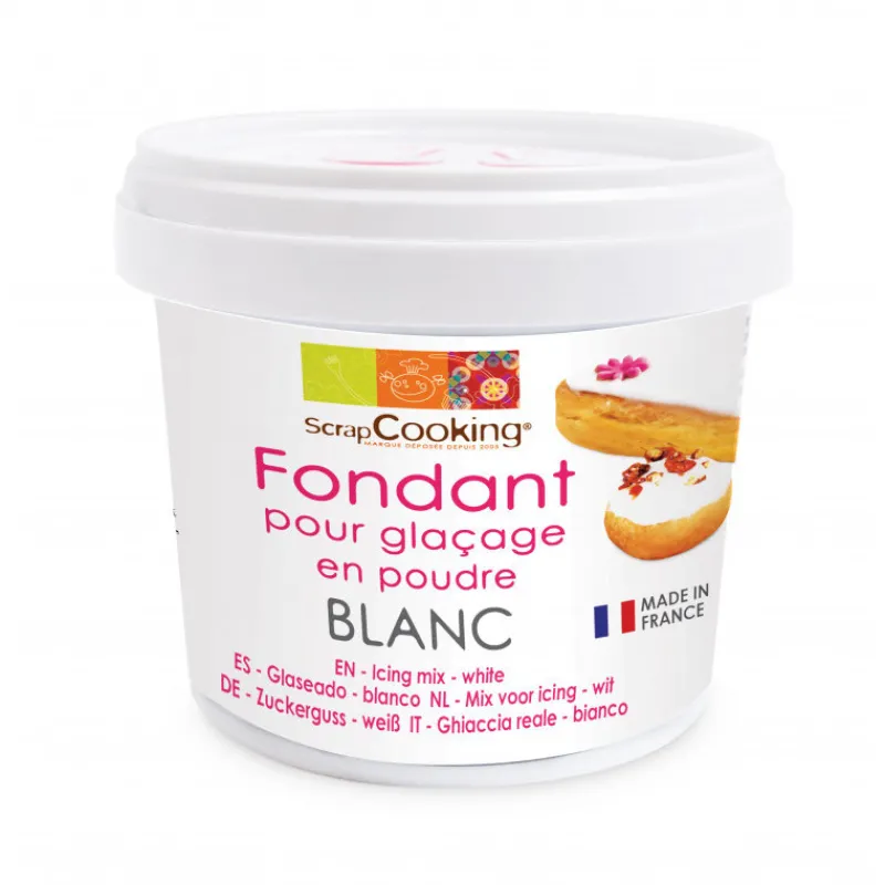 SCRAPCOOKING Nappages Et Glaçages|Fondant pour Glaçage Blanc 150g