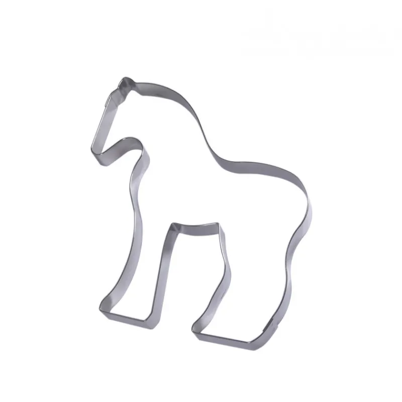 GOBEL Cercle À Patisserie|Forme grand sablé Cheval inox Moule - Découpoir