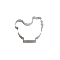 GOBEL Cercle À Patisserie|Forme grand sablé Poule inox Moule - Découpoir