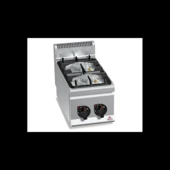 BERTOS Chaud|Fourneau 2 Brûleurs Eco Power à Poser 600 x 300 x 290 mm Berto's