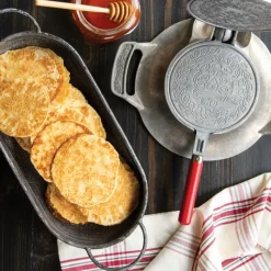 NORDIC WARE Gaufrier|Gaufrier Norvégien Krumkake Fonte d'Aluminium Ø13 cm