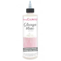 SCRAPCOOKING Nappages Et Glaçages|Glaçage Blanc goût Chocolat 130 g