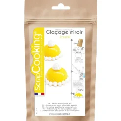 SCRAPCOOKING Nappages Et Glaçages|Glaçage Miroir Jaune 220 g