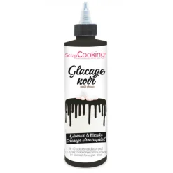 SCRAPCOOKING Nappages Et Glaçages|Glaçage Noir Goût Chocolat 130 g