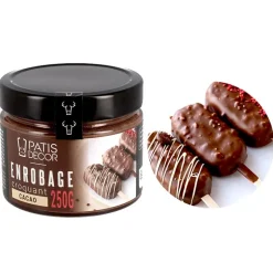 PATISDECOR Nappages Et Glaçages|Glaçage Rocher Cacao 250 g Patisdécor