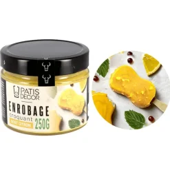 PATISDECOR Nappages Et Glaçages|Glaçage Rocher Citron 250 g Patisdécor