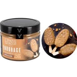 PATISDECOR Nappages Et Glaçages|Glaçage Rocher Spéculoos 250 g Patisdécor