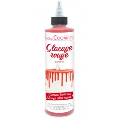 SCRAPCOOKING Nappages Et Glaçages|Glaçage Rouge goût Chocolat 130 g