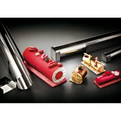 MATFER Moules À Gâteaux|Gouttière à Bûche Inox 35 x 6 cm