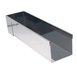 DE BUYER Moules À Gâteaux|Gouttière à Bûche Rectangulaire Démontable Inox 30.4 x 8.4 x 6.6 cm