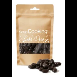 SCRAPCOOKING Décoration Comestible|Grains de Café en Chocolat 80 g