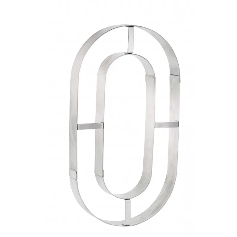 MALLARD FERRIERE Cercle À Patisserie|Emporte Pièce - Découpoir Pâtisserie|Grand Emporte Pièce Inox Chiffre 0 32x18 cm