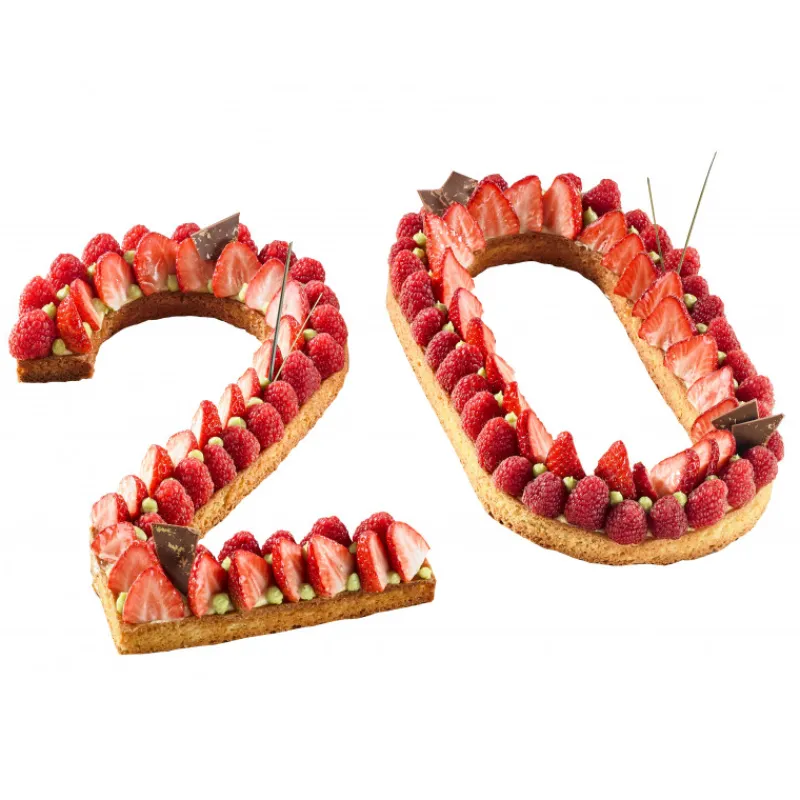 MALLARD FERRIERE Emporte Pièce - Découpoir Pâtisserie|Cercle À Patisserie|Grand Emporte Pièce Inox Chiffre 8 32x18 cm